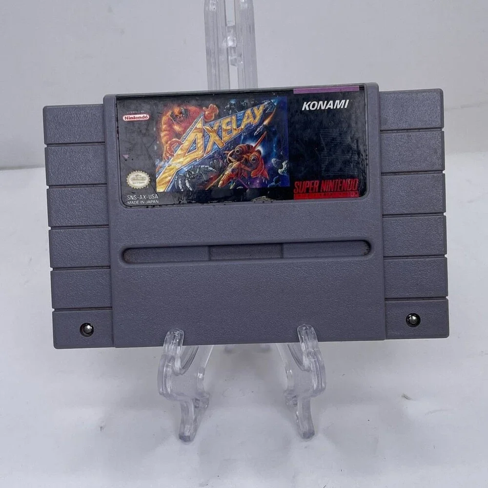 Axelay SNES Konami 16-Bit Shooter (Super Nintendo, 1992) Cartridge Only
